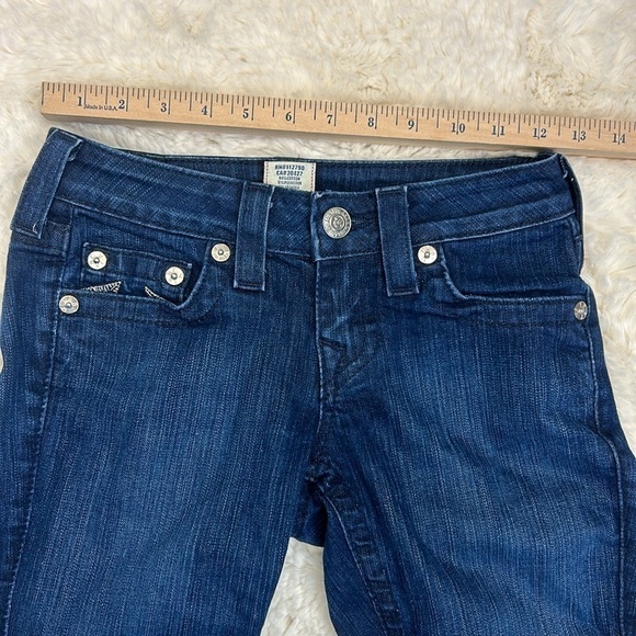 True Religion Tori Bead Embellished Jeans Dark Wash Jeans Womens Size 24 - Picture 11 of 16